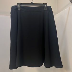 Black chiffon skirt